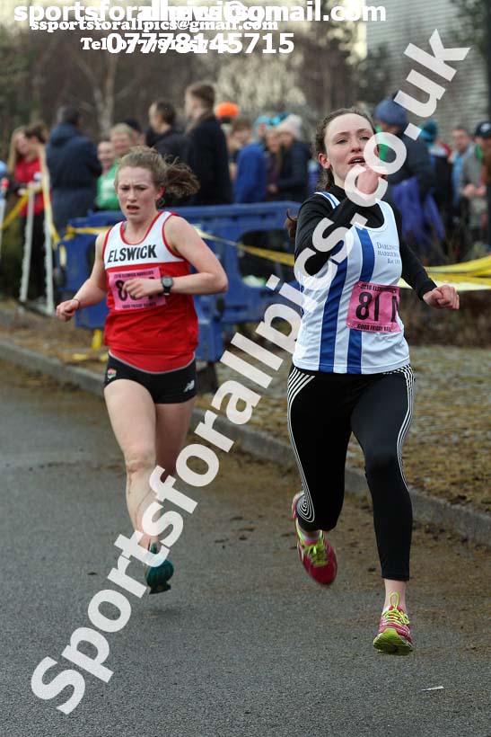 Senior womens Good Friday Elswick Harriers Relay, Newburn, Newcastle. Photo: David T. Hewitson/Sports for All Pics